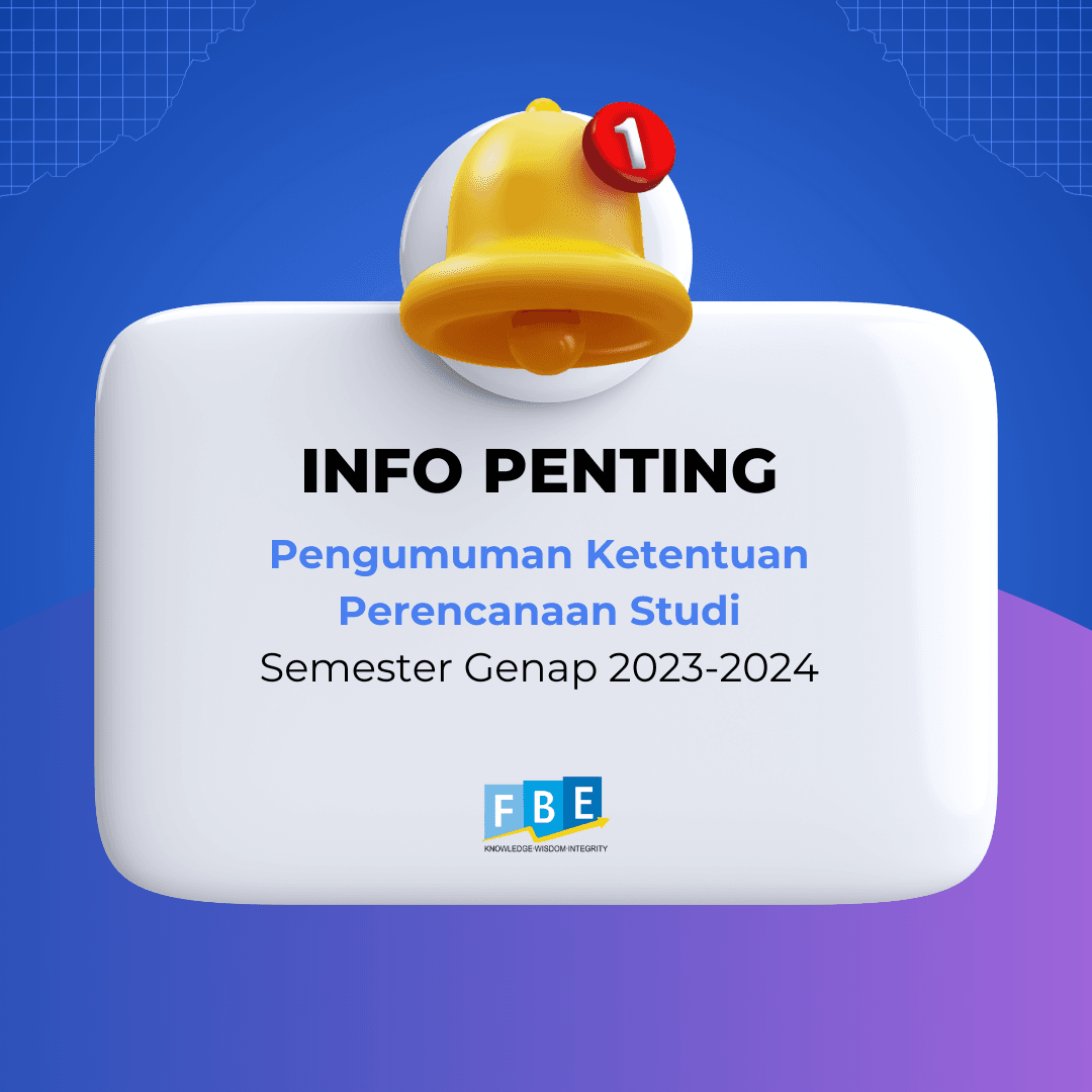 Pengumuman Ketentuan Perencanaan Studi Semester Genap 2023-2024