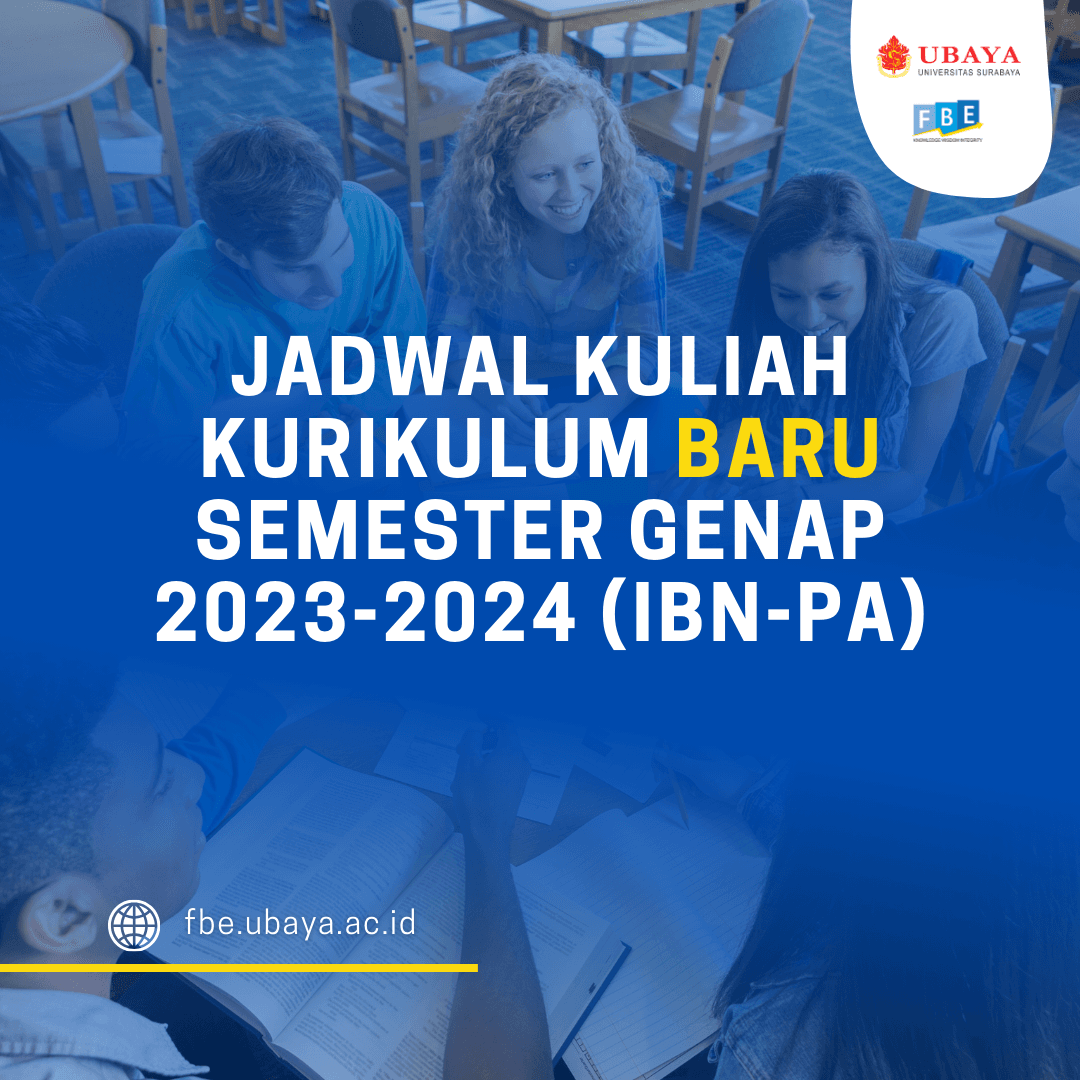Jadwal Kuliah Kurikulum Baru Semester Genap 2023-2024 (IBN-PA)
