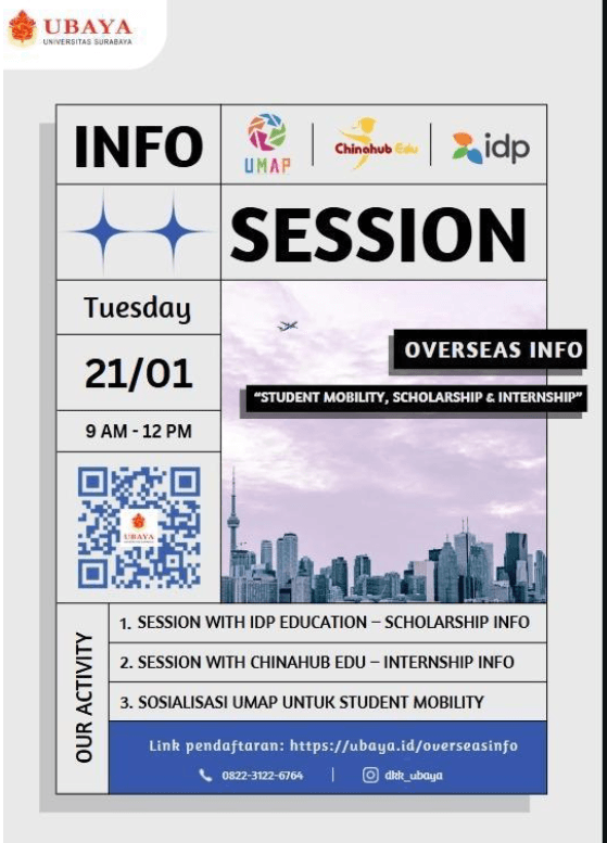 Overseas Info UBAYA: Peluang Internship & Beasiswa Luar Negeri