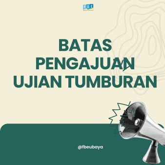 Batas Pengajuan Ujian Tumburan