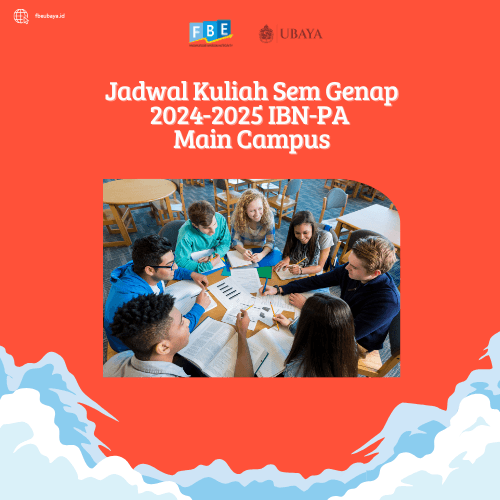Jadwal Kuliah Sem Genap 2024-2025 IBN-PA Main Campus