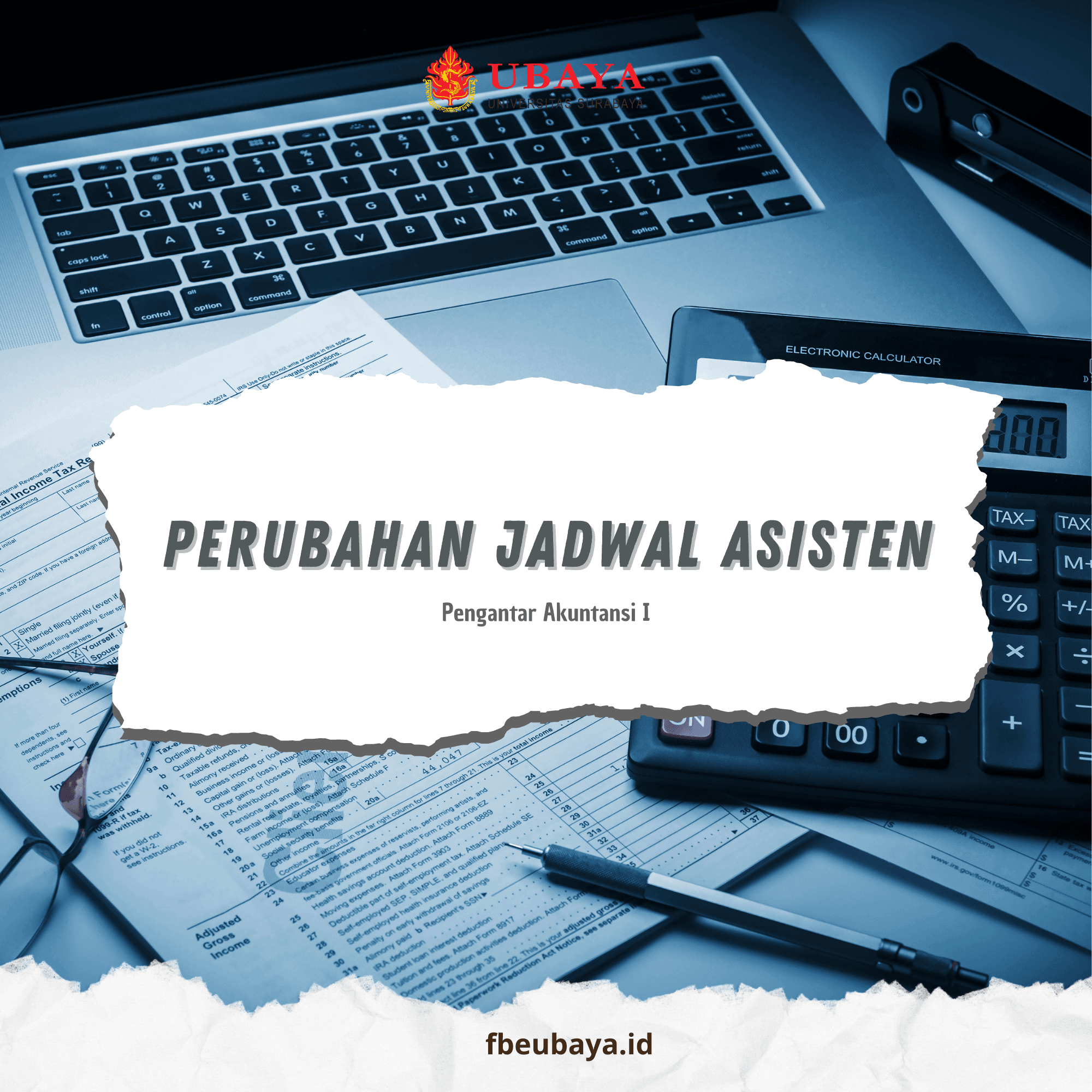 Perubahan Jadwal Asisten Perkuliahan Semester Gasal 2024-2025