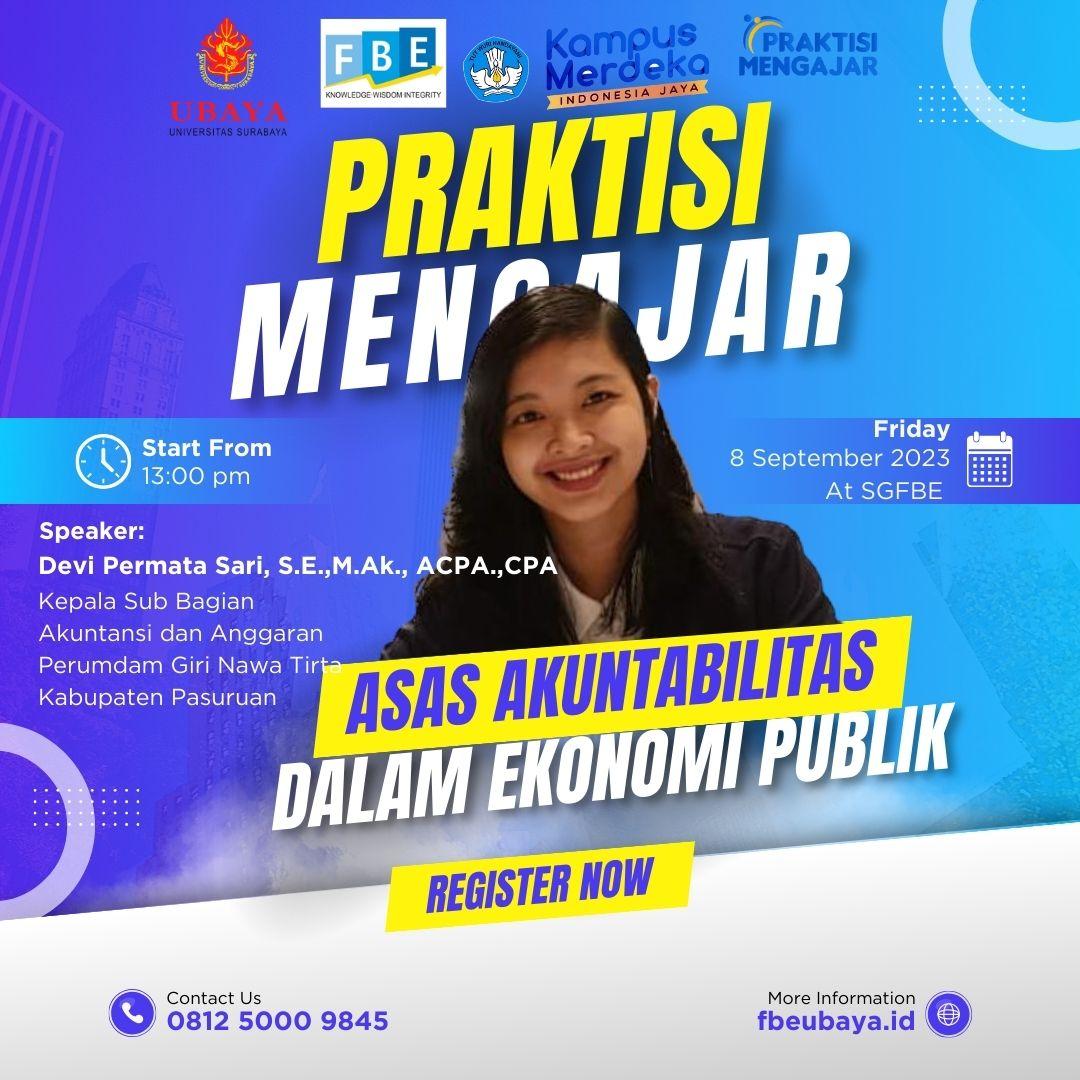 ASAS AKUNTABILITAS DALAM EKONOMI PUBLIK