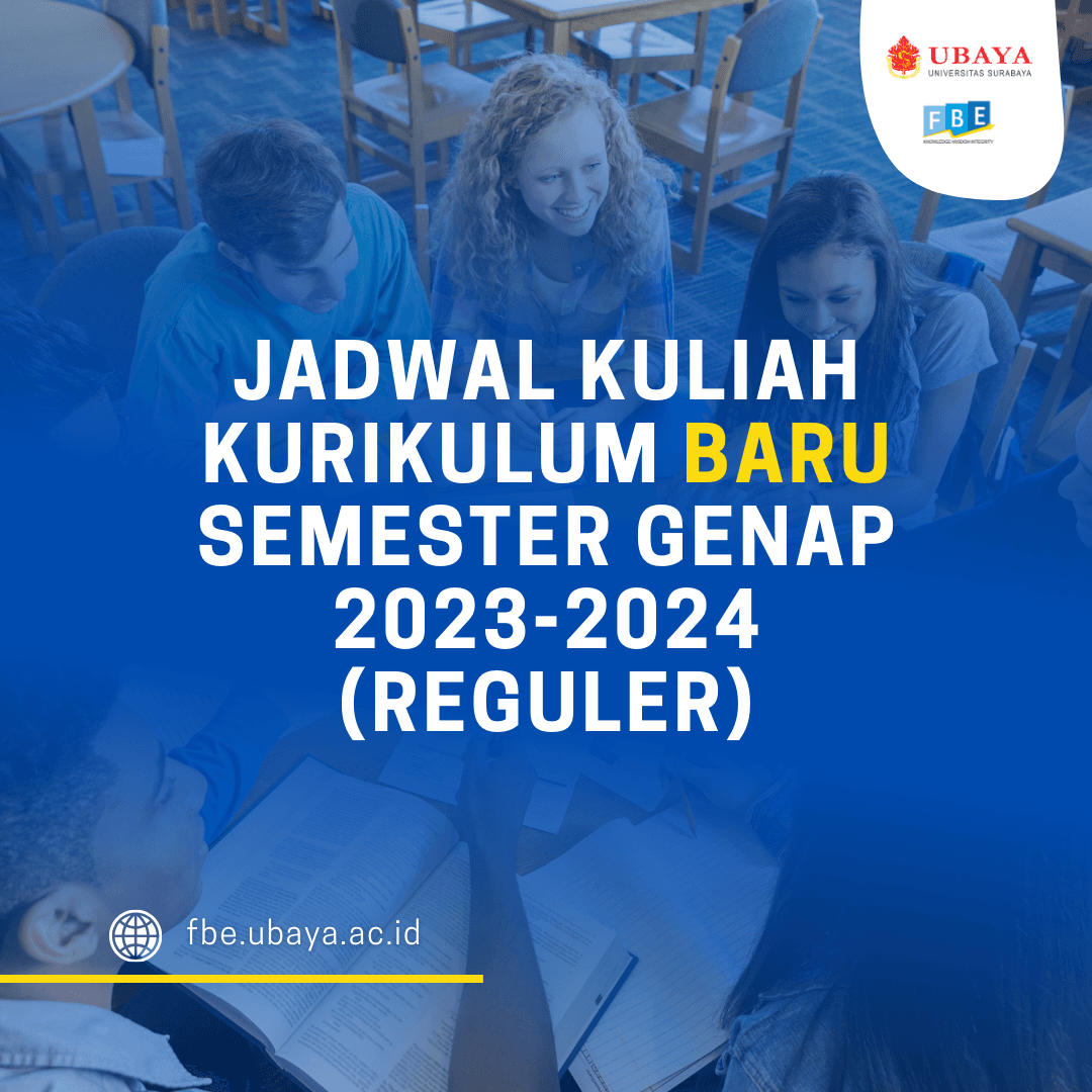 Jadwal Kuliah Kurikulum Baru Semester Genap 2023-2024 (Reguler)