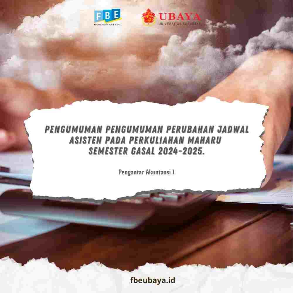 Pengumuman Pengumuman Perubahan Jadwal Asisten pada Perkuliahan Maharu Semester Gasal 2024-2025. (update)