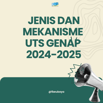 Jenis dan Mekanisme UTS Genap 2024-2025