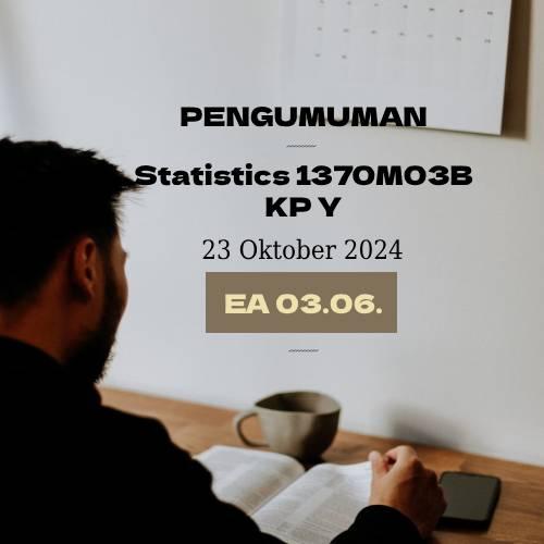INFO UTS - Statistics 1370M03B KP Y