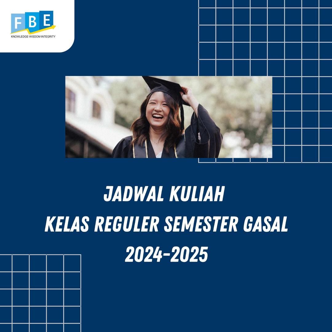 Jadwal Kuliah Kelas Reguler Semester Gasal 2024-2025