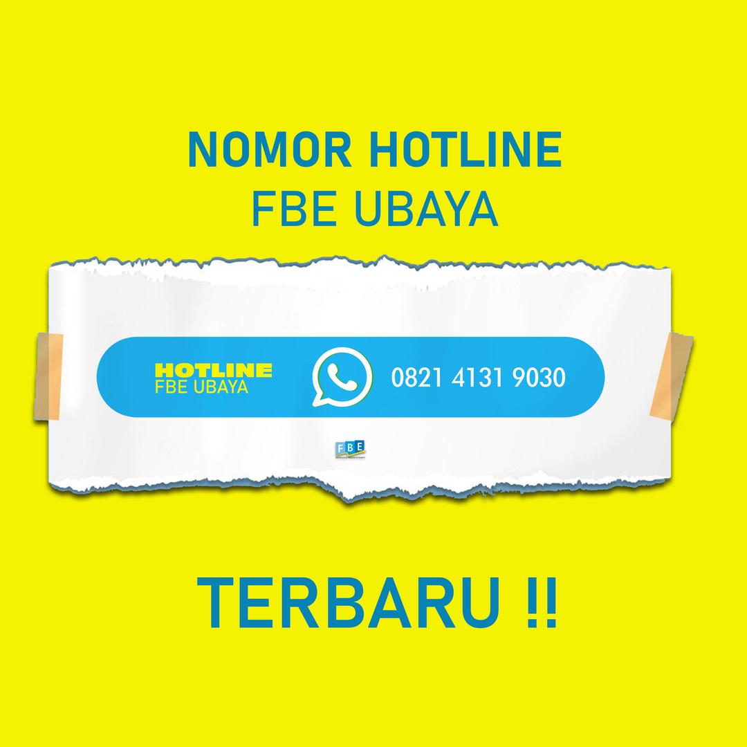 Nomor Hotline FBE Ubaya Terbaru
