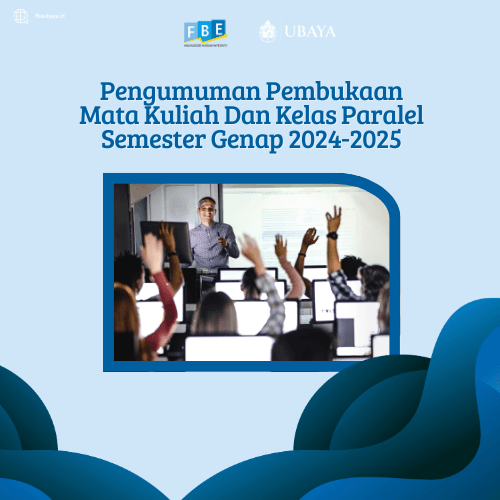 Pengumuman Pembukaan Mata Kuliah Dan Kelas Paralel Semester Genap 2024-2025