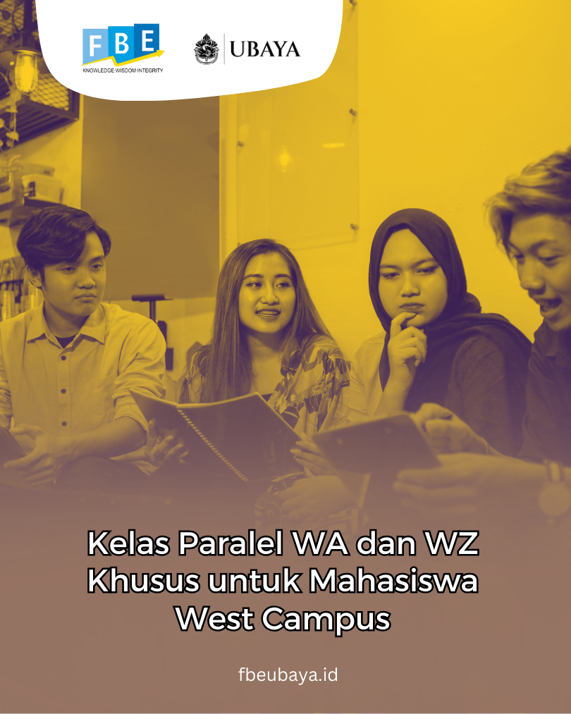 Kelas Paralel WA dan WZ Khusus untuk Mahasiswa West Campus