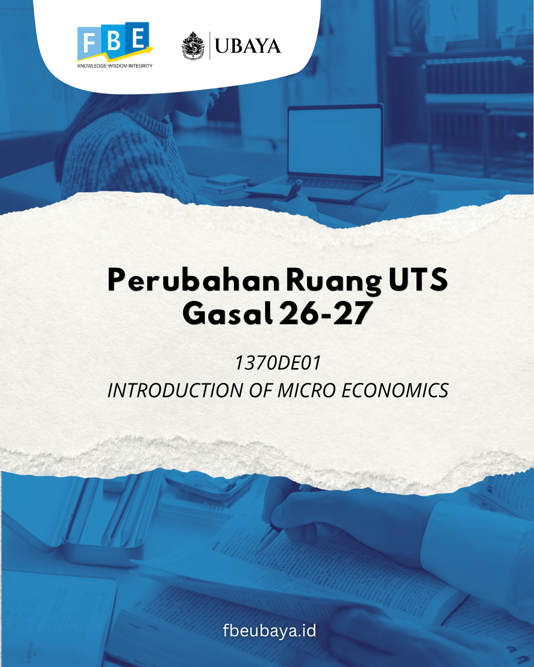 Pengumuman Perubahan Ruang Ujian Introduction Of Micro Economics (1370de01)
