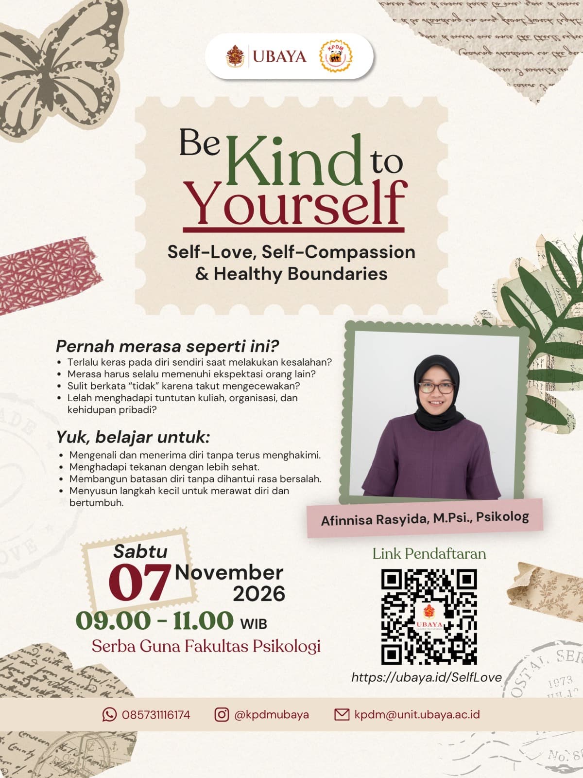 Be Kind to Yourself: Seni Mengelola Stres dan Mencintai Diri Sendiri