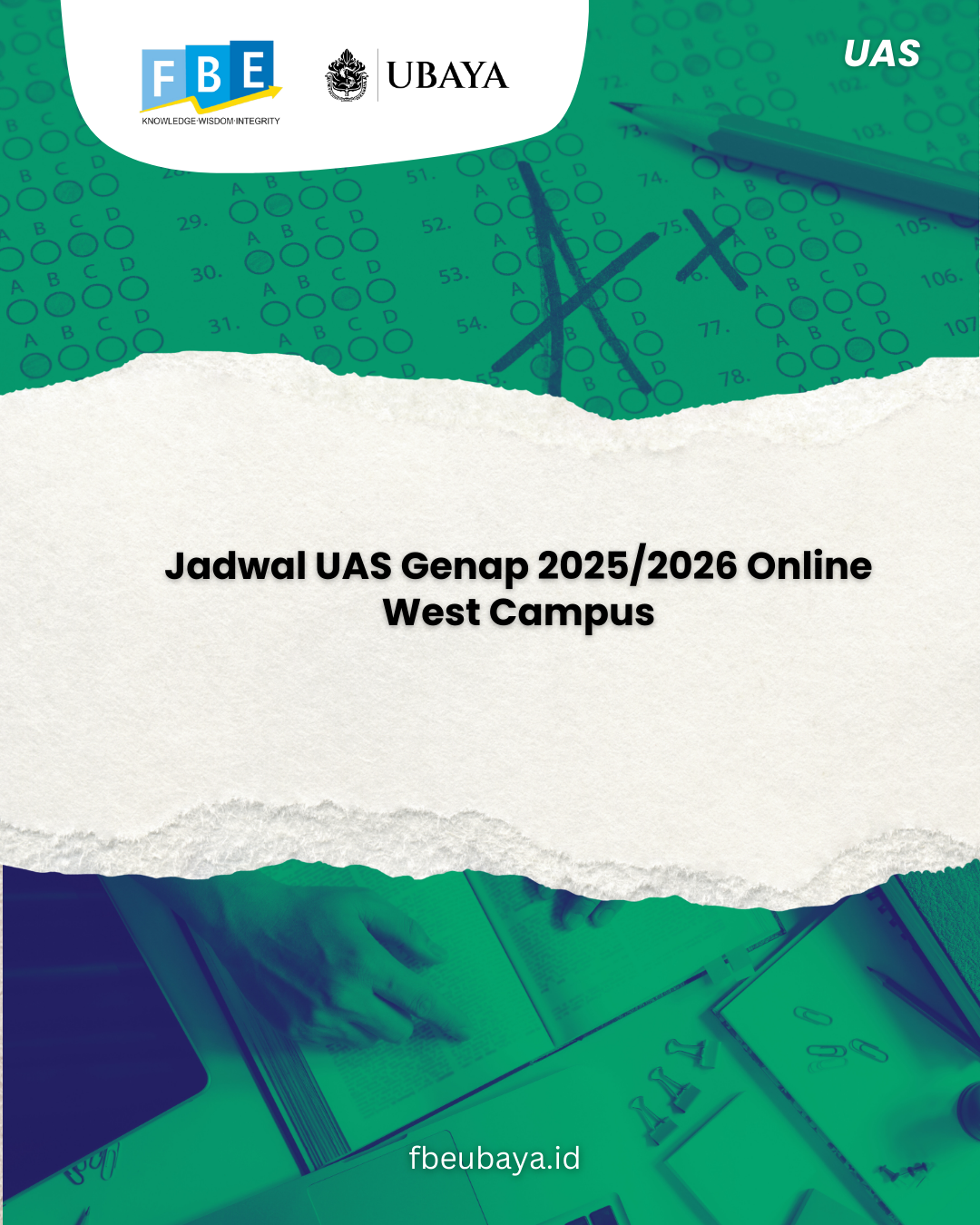 Jadwal UAS Genap 2025/2026 Online West Campus