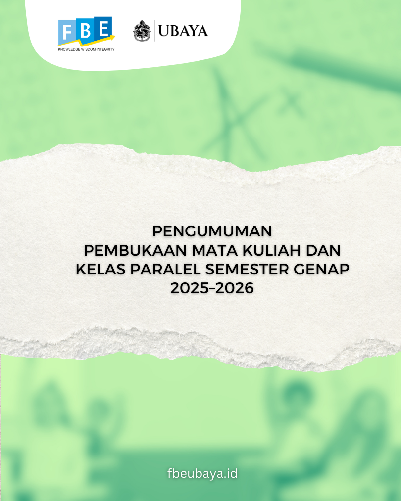 Pengumuman Pembukaan Mata Kuliah Dan Kelas Paralel Semester Genap 2025–2026