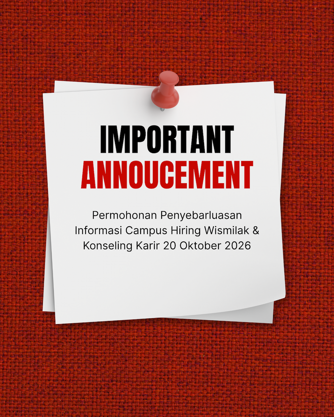 Informasi Campus Hiring Wismilak & Layanan Konseling Karir 2026