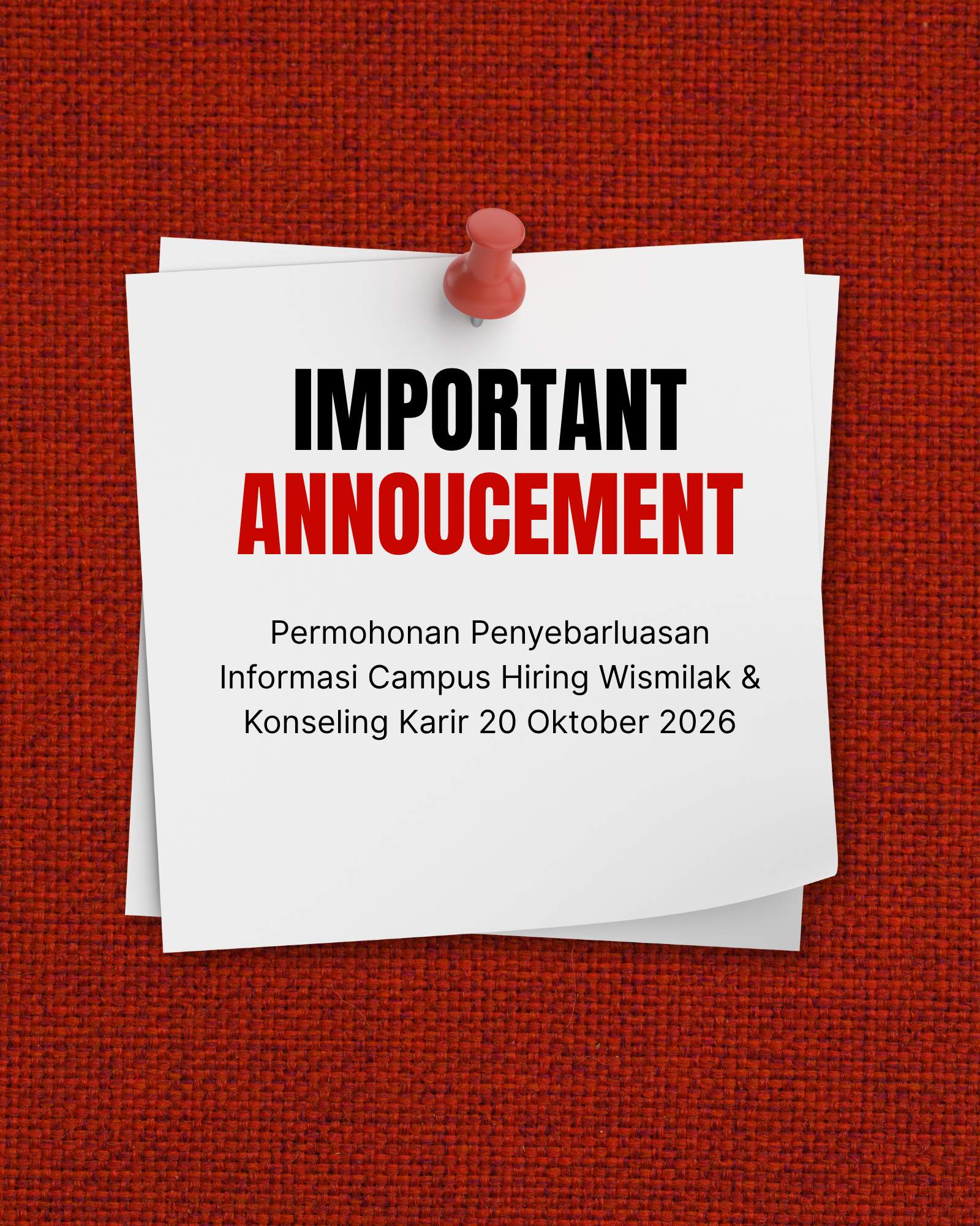 Informasi Campus Hiring Wismilak & Layanan Konseling Karir 2026