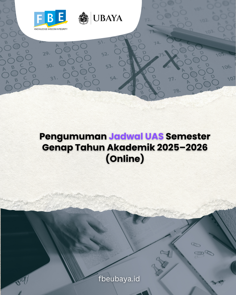 Pengumuman Jadwal UAS Semester Genap Tahun Akademik 2025–2026 (Online)