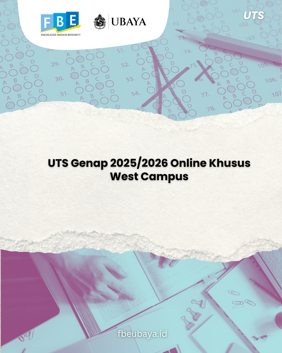 UTS Genap 2025/2026 Online Khusus West Campus