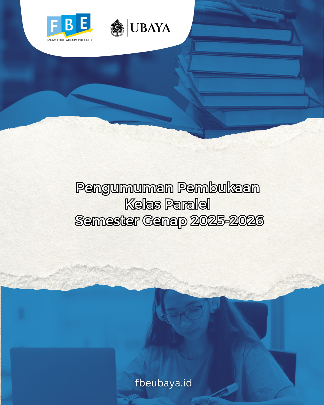 Pengumuman Pembukaan Kelas Paralel Semester Genap 2025-2026